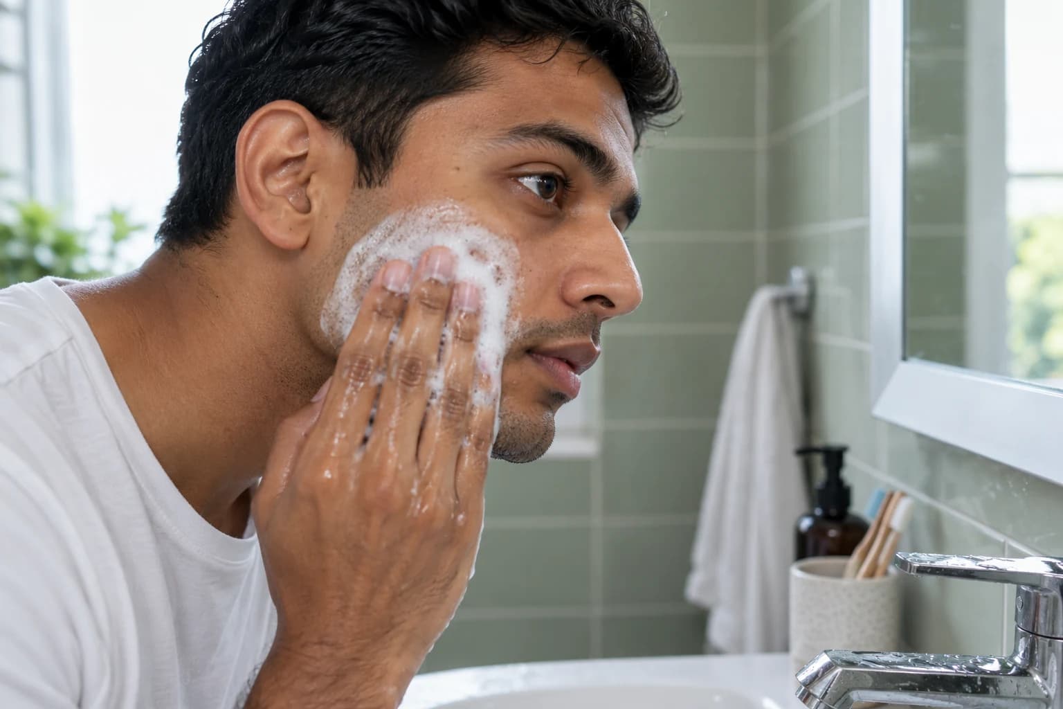 Best face wash for sensitive oily skin: three gentle starting points