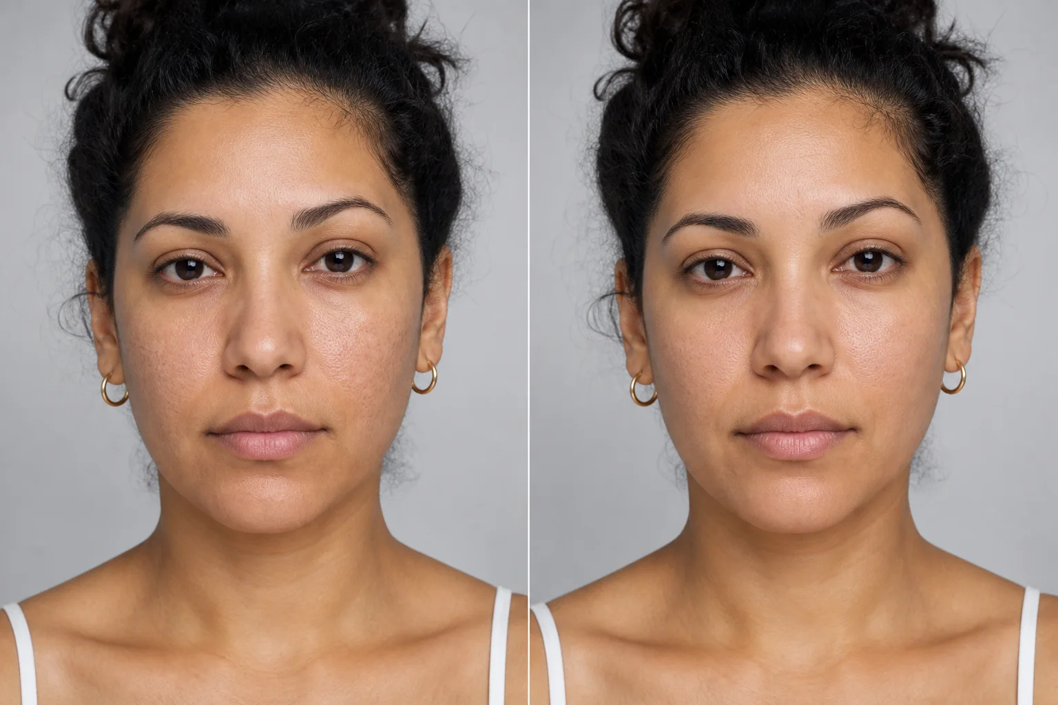 Texture & Visible Pores, illustrative before view