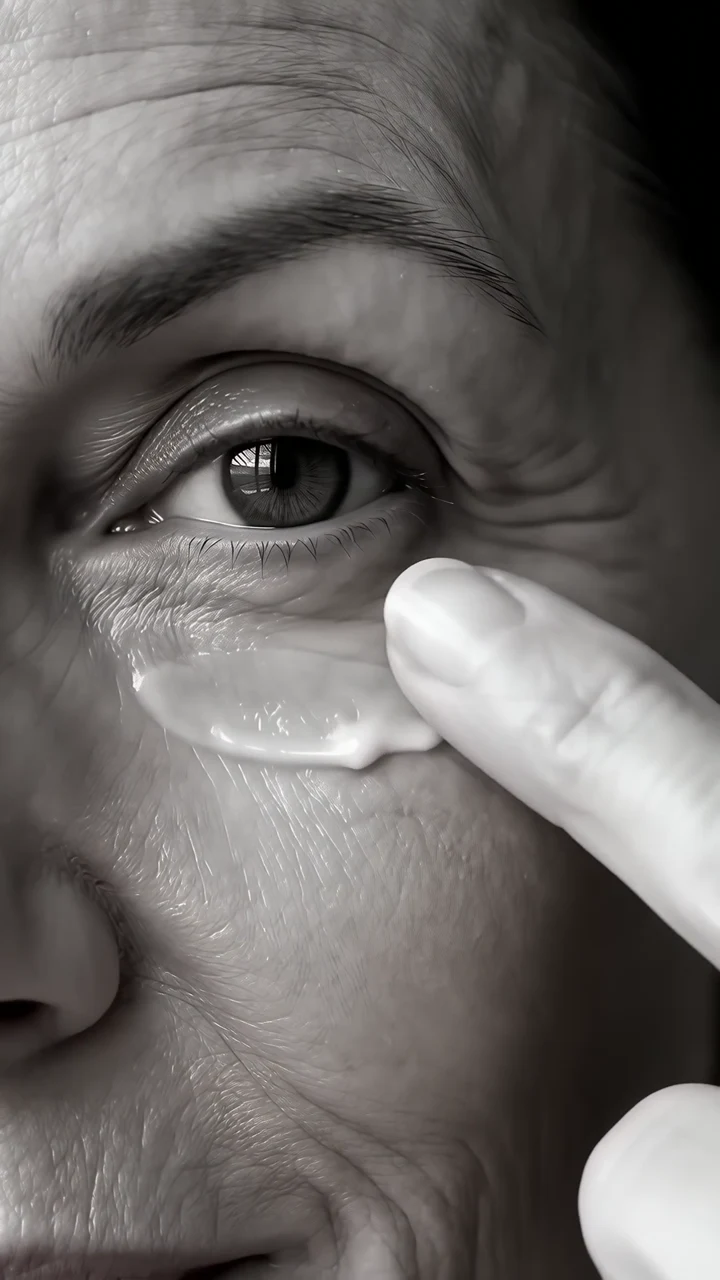 Close 3D surface scan of the eye area