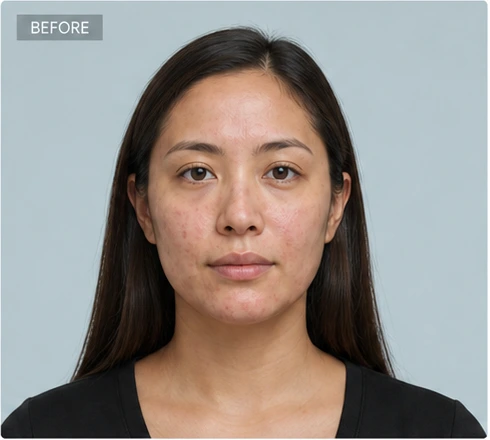 Maya before starting her personalized Solvi protocol